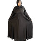Black Embroidered Maxi Abaya with Elegant Embroidery for Comfort and Style