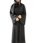 Black Thunder Beaded Abaya with Elegant Beading and Classic Fit for Everyday Wear