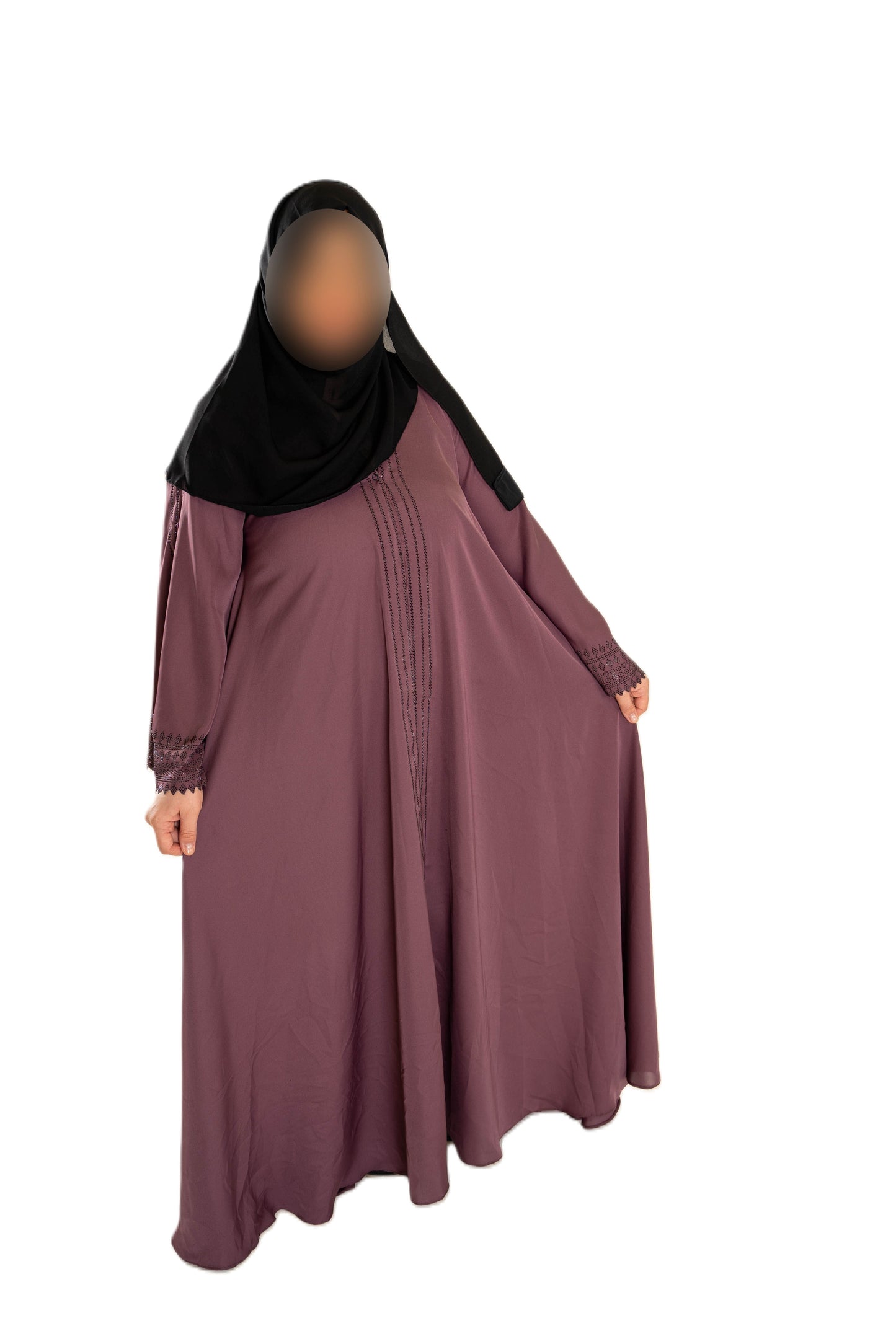 DMC Abaya open sleeve & Tassel