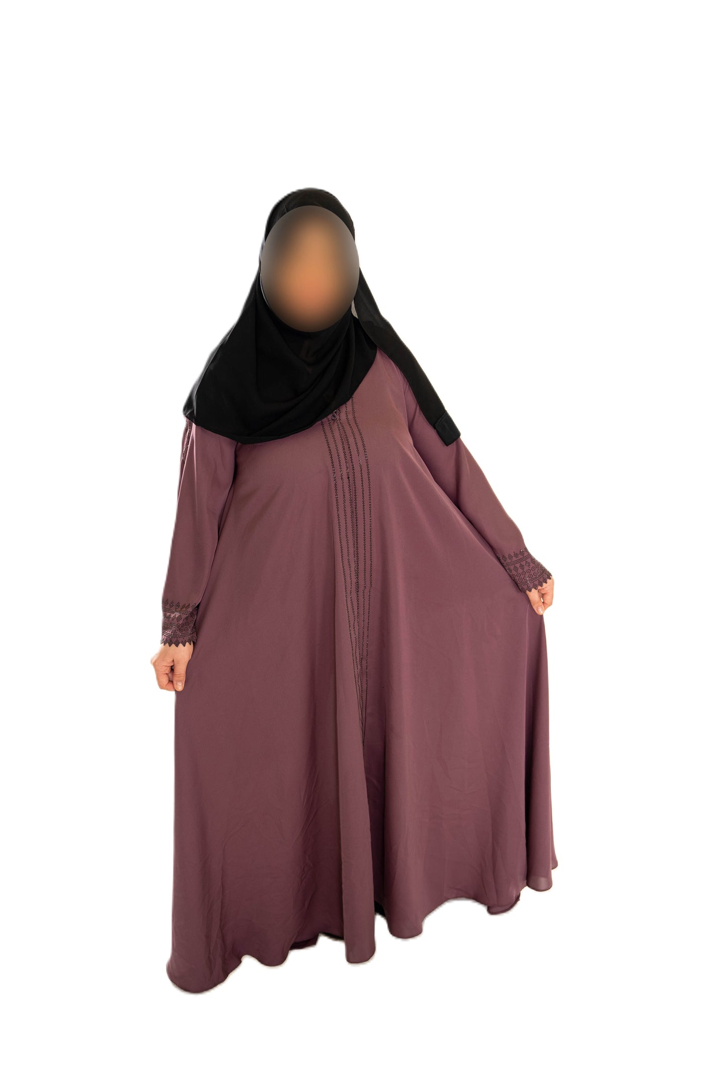 DMC Abaya open sleeve & Tassel