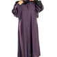 DMC Abaya open sleeve & Tassel