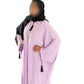 Colour Abaya with Brooch - High-Quality Fabric Elegant and Versatile Abaya for Any Occasion