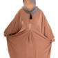 Colour Abaya with Brooch - High-Quality Fabric Elegant and Versatile Abaya for Any Occasion