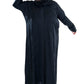 Black DMC Lined Abaya - Elegant Long Sleeve Islamic Clothing for Women