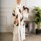 Printed Chiffon Abaya - High-Quality Fabric, Lightweight & Breathable, Elegant Design, Versatile & Fashionable for All Occasions