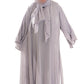 Chiffon Triple Layered Abaya Design - Elegant Brown Abaya with Three Layers for Comfort and Style