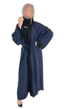 Coloured Split Abaya - High-Quality Fabric with Unique Split Design for Modest Stylish Wear
