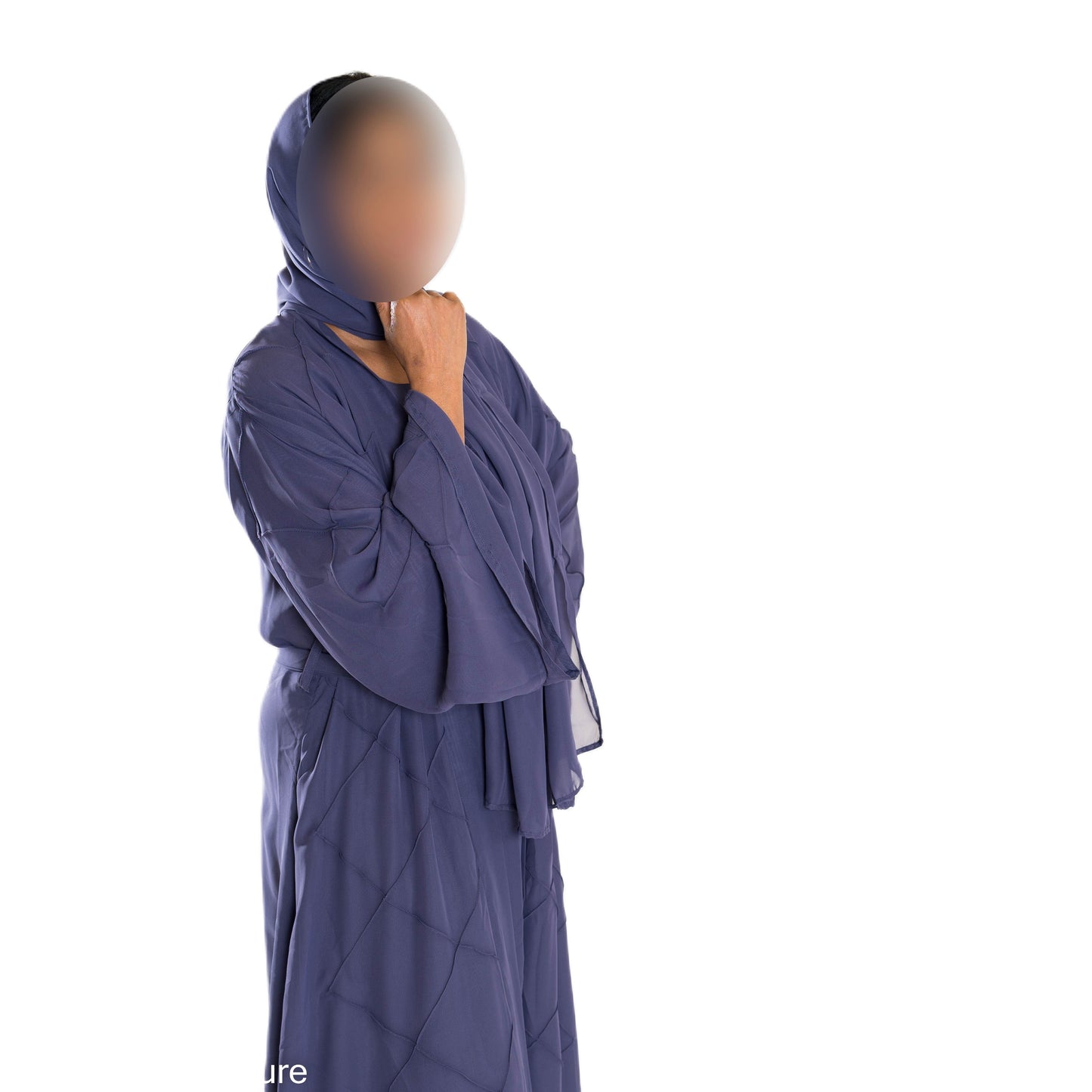 Chiffon Triple Layered Abaya Design - Elegant Brown Abaya with Three Layers for Comfort and Style