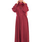 DMC Abaya with Cuffs - Elegant High-Quality Material for Style and Comfort - Statement Piece for Your Wardrobe