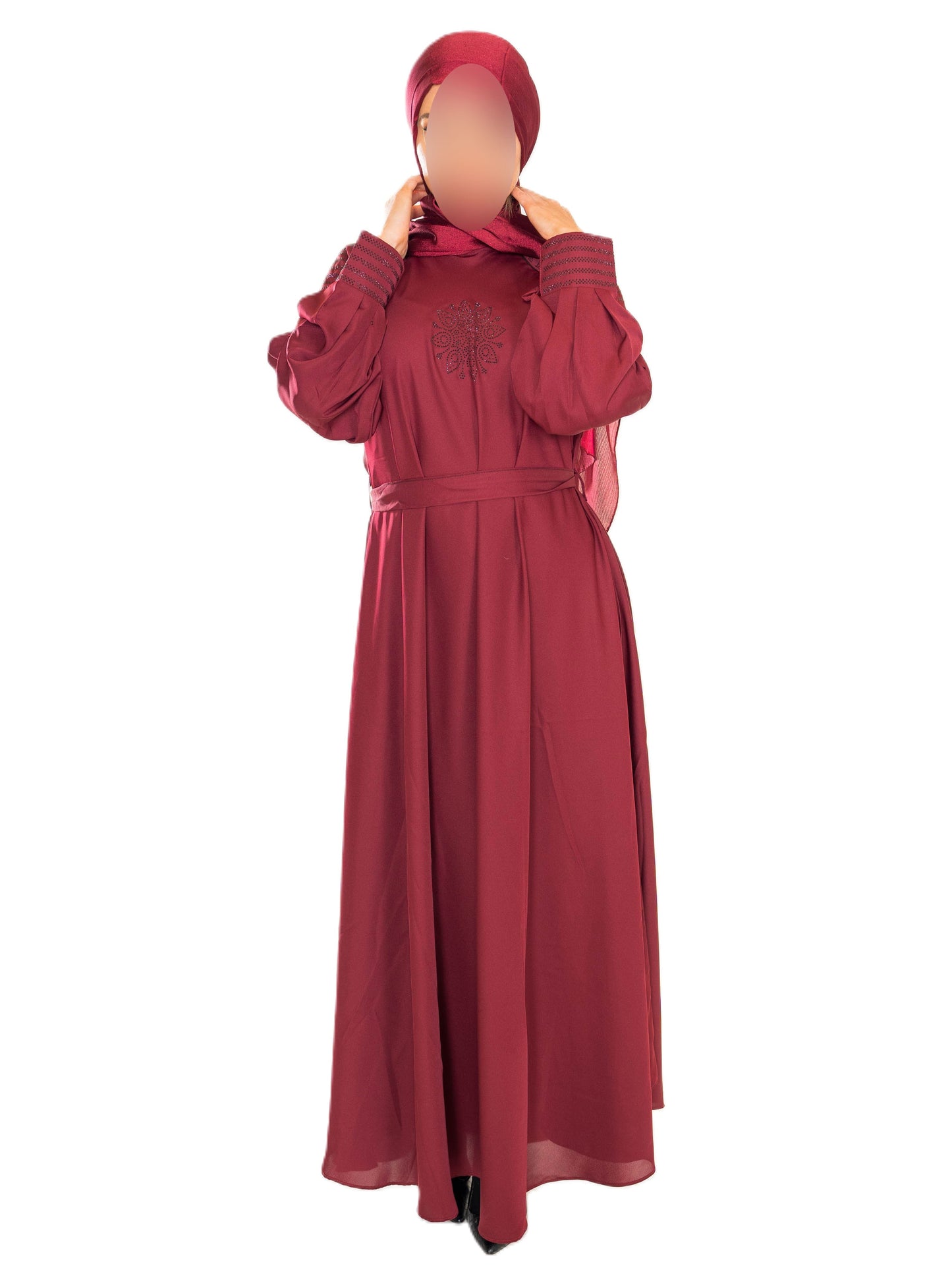 DMC Abaya with Cuffs - Elegant High-Quality Material for Style and Comfort - Statement Piece for Your Wardrobe
