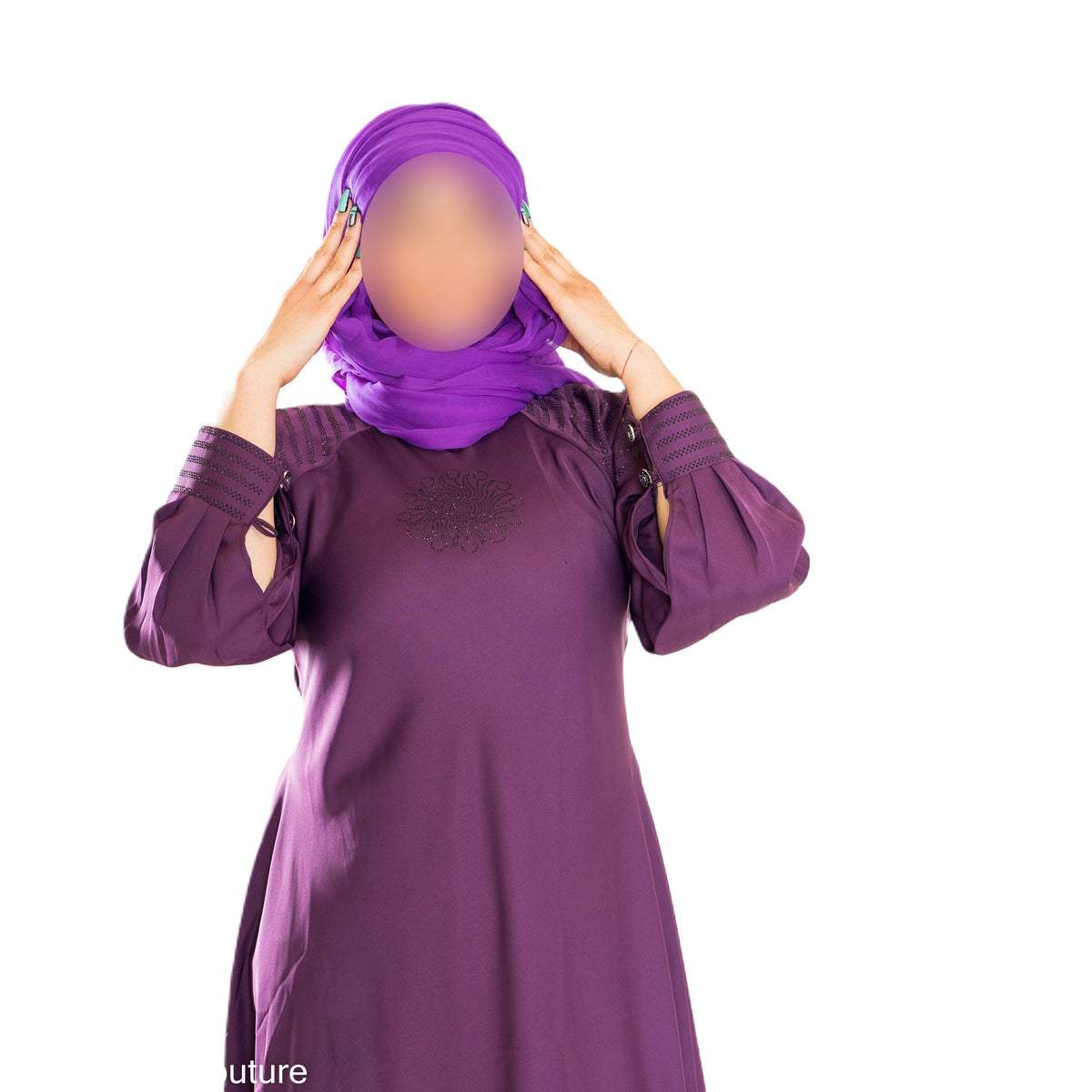 DMC Abaya with Cuffs - Elegant High-Quality Material for Style and Comfort - Statement Piece for Your Wardrobe