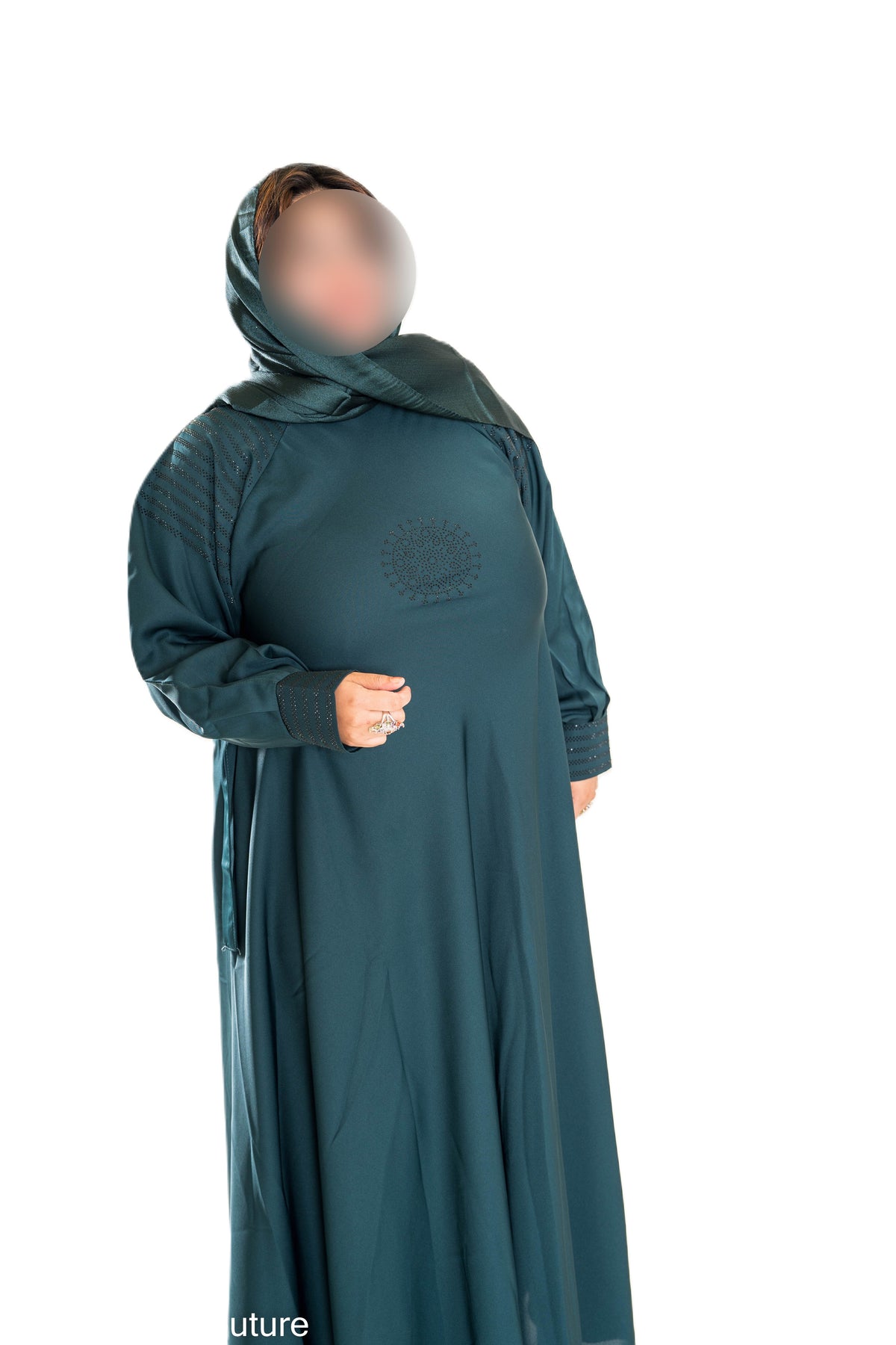 DMC Abaya with Cuffs - Elegant High-Quality Material for Style and Comfort - Statement Piece for Your Wardrobe