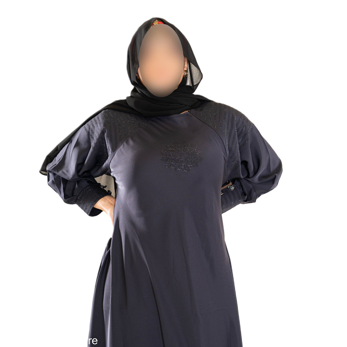 DMC Abaya with Cuffs - Elegant High-Quality Material for Style and Comfort - Statement Piece for Your Wardrobe