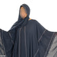 Chiffon Triple Layered Abaya with Lace - Elegant and Stylish Islamic Clothing for Women