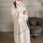 Double Layered Frill Sleeve Abaya with High-Quality Fabric for Comfort and Style Elegant and Sophisticated Design