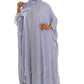Chiffon Triple Layered Abaya with Lace - Elegant and Stylish Islamic Clothing for Women