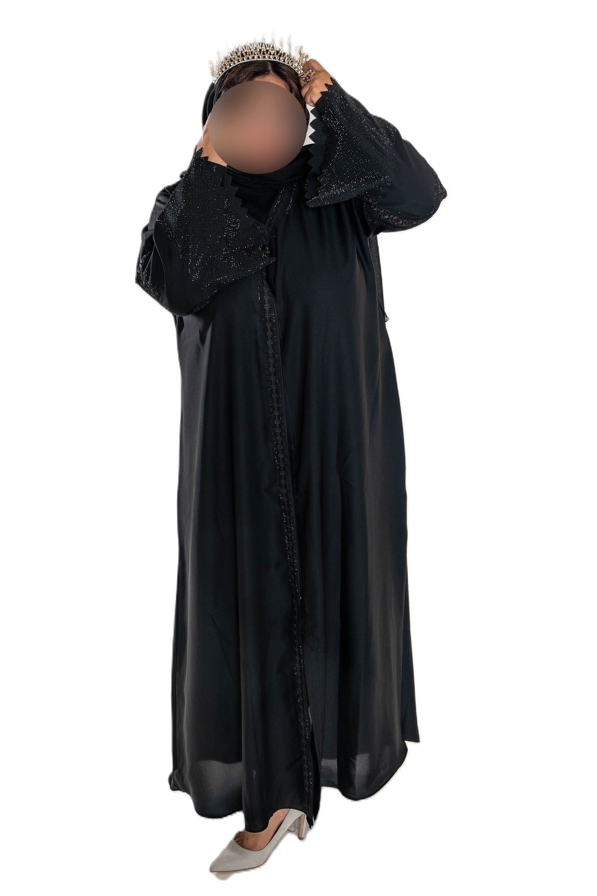 DMC Black Abaya - Professional & Timeless Elegant Look High-Quality Materials Comfortable & Stylish for Any Occasion