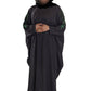 Coloured Embroidered Butterfly Abaya with Intricate Embroidery High-Quality Materials for Comfort and Durability Modest Style Staple Piece