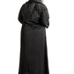 Black Cut Dana Abaya - High-Quality Material for Comfort and Versatility - Elegant and Sophisticated Design