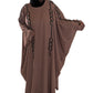 Elegant Pearls Embroidered Colour Abaya with High-Quality Materials for Special Occasions and Everyday Wear