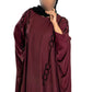 Elegant Pearls Embroidered Colour Abaya with High-Quality Materials for Special Occasions and Everyday Wear