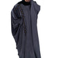 Elegant Pearls Embroidered Colour Abaya with High-Quality Materials for Special Occasions and Everyday Wear