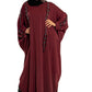 Multi Pearls Embroidered Colour Abaya with Elegant Style and Intricate Details for Formal Occasions