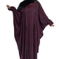 Multi Pearls Embroidered Colour Abaya with Elegant Style and Intricate Details for Formal Occasions