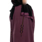Multi Pearls Embroidered Colour Abaya with Elegant Style and Intricate Details for Formal Occasions