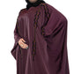 Multi Pearls Embroidered Colour Abaya with Elegant Style and Intricate Details for Formal Occasions