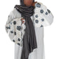 White Abaya with Embroidered Sleeves - High-Quality Fabric & Intricate Embroidery for Elegance and Sophistication ID