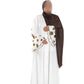 White Abaya with Embroidered Sleeves - High-Quality Fabric & Intricate Embroidery for Elegance and Sophistication ID