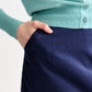 Louche Dylan Baby Cord A Line Mini Skirt Navy