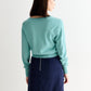 Louche Dylan Baby Cord A Line Mini Skirt Navy