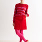 Dylan Babycord Mini Skirt - Red