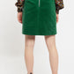 Dylan Baby Cord Mini Skirt - Green