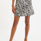 Louche Dylan Zebra Print A Line Mini Skirt