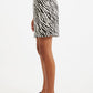 Louche Dylan Zebra Print A Line Mini Skirt