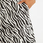 Louche Dylan Zebra Print A Line Mini Skirt