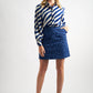 Dylan Animal Magic Mini Skirt - Blue