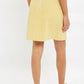 Louche Dylan Summer Gingham Mini Skirt In Yellow