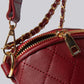 Dekar Cross Body Quilted Bum Bag - Red