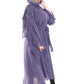 Chiffon Triple Layered Abaya Design - Elegant Brown Abaya with Three Layers for Comfort and Style
