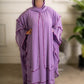 Chiffon Triple Layered Abaya with Lace - Elegant and Stylish Islamic Clothing for Women
