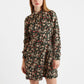 Ebba Tapestry Print Long Sleeve Mini Dress