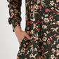 Ebba Tapestry Print Long Sleeve Mini Dress