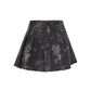 Womens Edh Love Print Skirt - Black