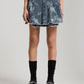 Womens Edh Love Print Skirt - Blue