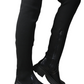 Knitted Platform Over The Knee Chunky Boots