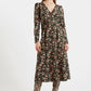 Eveleen Tapestry Print Long Sleeve Midi Dress